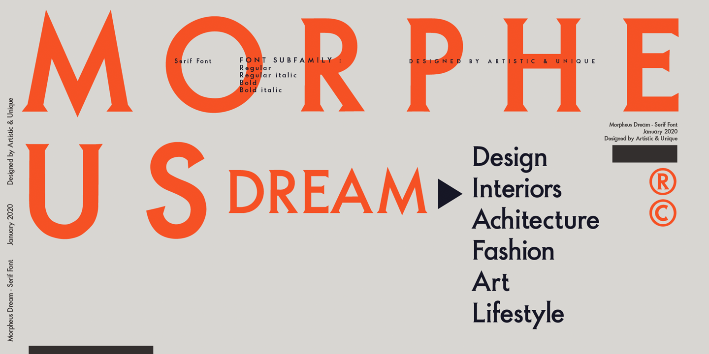 Morpheus Dream Font